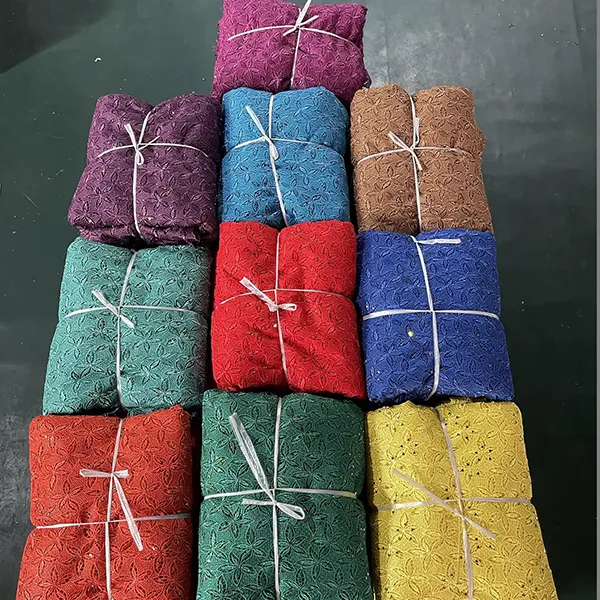 3d Flower Water Soluble Lace Fabric Embroidered Bead Guipure Lace Fabric