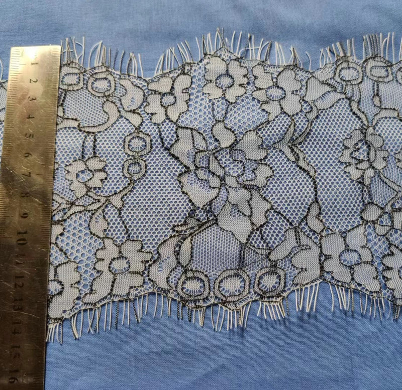 Hot Sale Fancy Nylon Spandex Lace Stretch Lace Trim Elastic Lace for Underwear and Lingerie