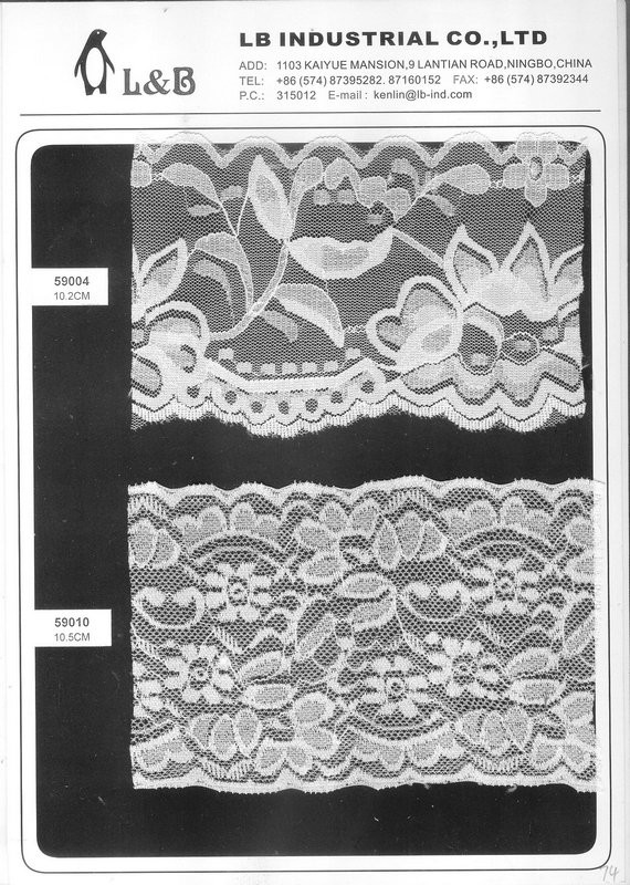 Hot Sale Fancy Nylon Spandex Lace Stretch Lace Trim Elastic Lace for Underwear and Lingerie