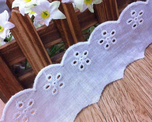Embroidery Trimming TC Lace for Woman Dress