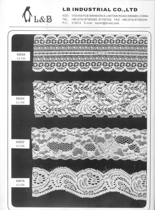 Hot Sale Fancy Nylon Spandex Lace Stretch Lace Trim Elastic Lace for Underwear and Lingerie