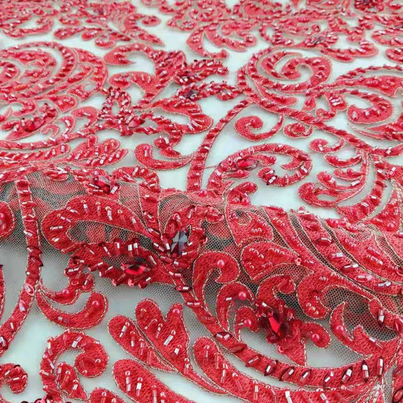 2018 Hot Sale Embroidery Trimming TC Lace for Woman Dress