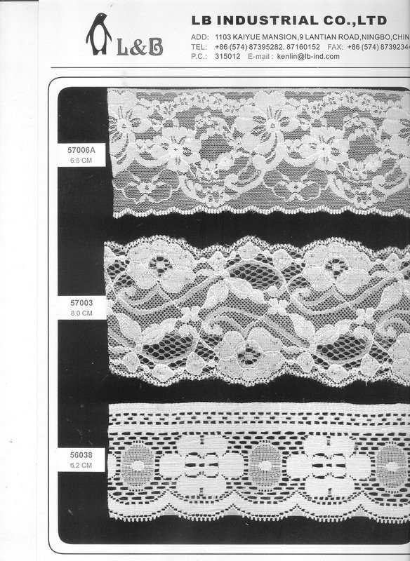 Hot Sale Fancy Nylon Spandex Lace Stretch Lace Trim Elastic Lace for Underwear and Lingerie