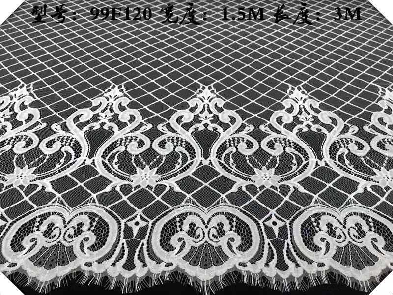 Hot Sale Fancy Nylon Spandex Lace Stretch Lace Trim Elastic Lace for Underwear and Lingerie