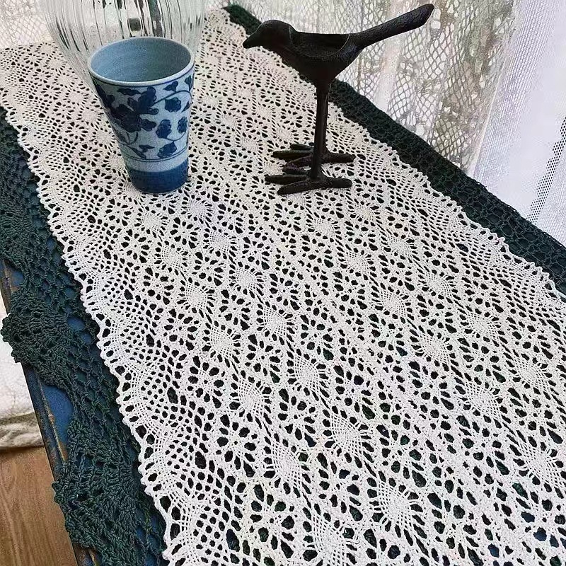 White 100% Narrow Cotton Lace Trim Crochet Embroidery Lace