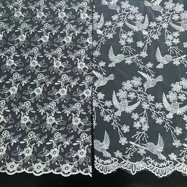 Tulle Fabric Embroidery Lace Fabric